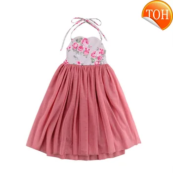 

Princess baby girl dress Kids Toddler Baby Girl Sleeveless Floral Dress Lace Tulle Party Dress 1-7y