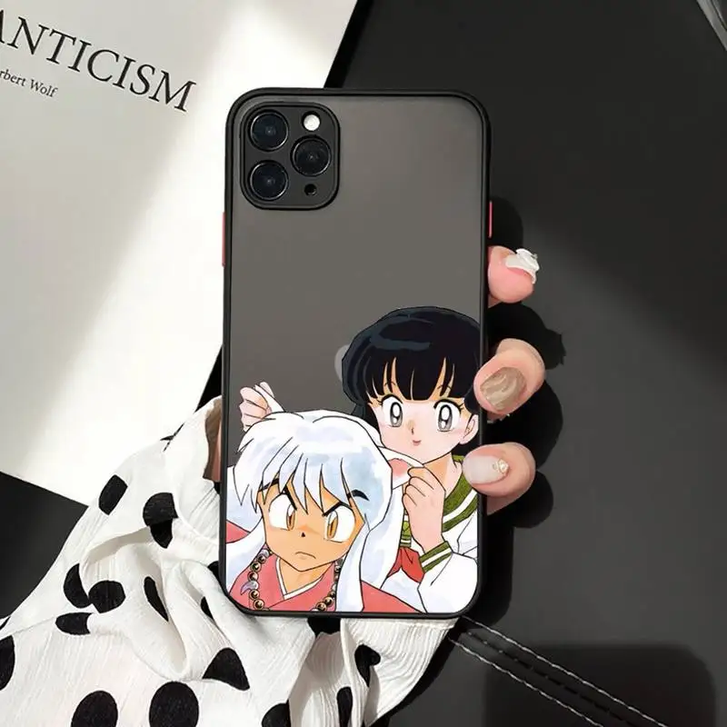 Inuyasha anime matte transparent Case For iPhone 4