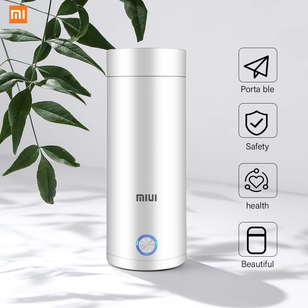 Miui Портативный электрический чайник термос кофе путешествия контроль