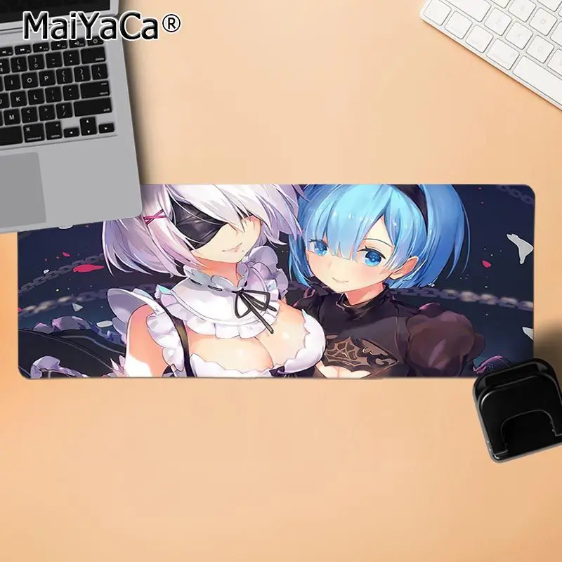 MaiYaCa сексуальная девушка аниме мультфильм коврики для мышки ноутбук Аниме Матовый коврик для мыши мышь прочный коврик для мыши на стол - Цвет: LockEdge 30x80cm