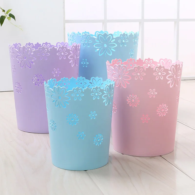 

3063 Plastic Multi-functional Fresh Storage Varia Bucket Trash Can Office Trash Florid Storage Bucket