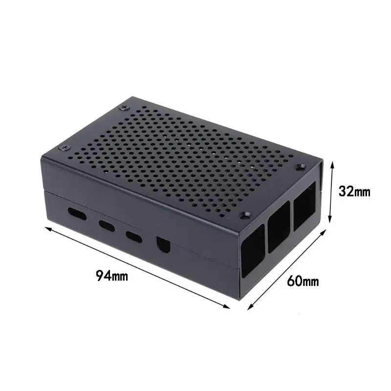 1 комплект алюминиевый корпус металлический защитный кожух для Raspberry Pi 4 Модель B комплект