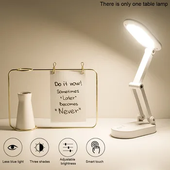 

Dormitory Home USB Rechargeable Stepless Dimming Foldable Portable Sleeping Reading Bedsides Led Table Light Office Gift Small