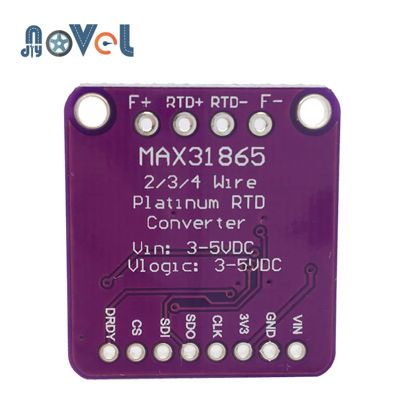 DC 3 V-5 V MAX31865 SPI PT100 для PT1000 компании "feilong" плата преобразователя регулятор температуры с термопарным Температура Сенсор усилитель детектор модуль для Arduino