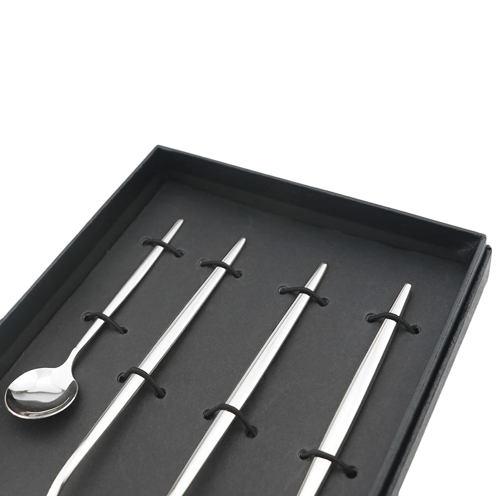 1/4pcs Cutlery Set Blue Dinnerware Set 18/10 Stainless Steel Dinner Fork Knife Spoon Luxury Tableware Kitchen Silverware cutlery set western style cutlery set picnic cutlery set stainless steel cutlery set