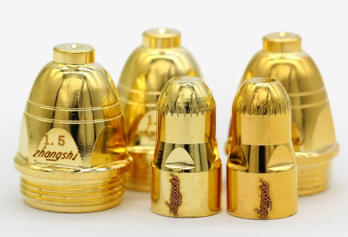 

20pcs Zhang's Air Plasma Nozzles TIPS Plasma Cutter Torch Consumables High Quality P80 CNC Cutting Knife Electrode Nozzle 1.5mm