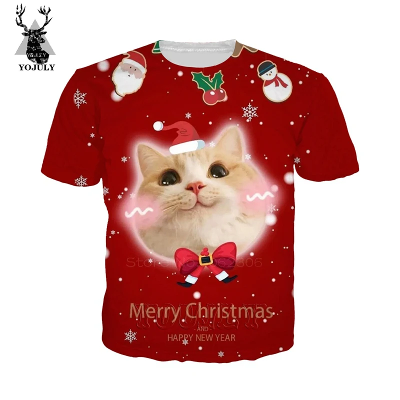 Рождественская футболка, белая футболка, Мужская футболка с 3d принтом, lil peep cosy рубашка, уличная одежда, топы с круглым вырезом, странные вещи A352 - Цвет: 14