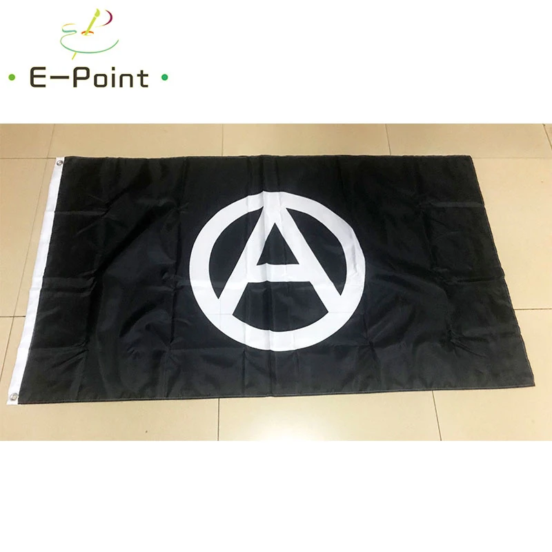 Анархии флаг анархистов 2ft * 3ft (60*90 см) 5ft (90*150 Размеры рождественские украшения для