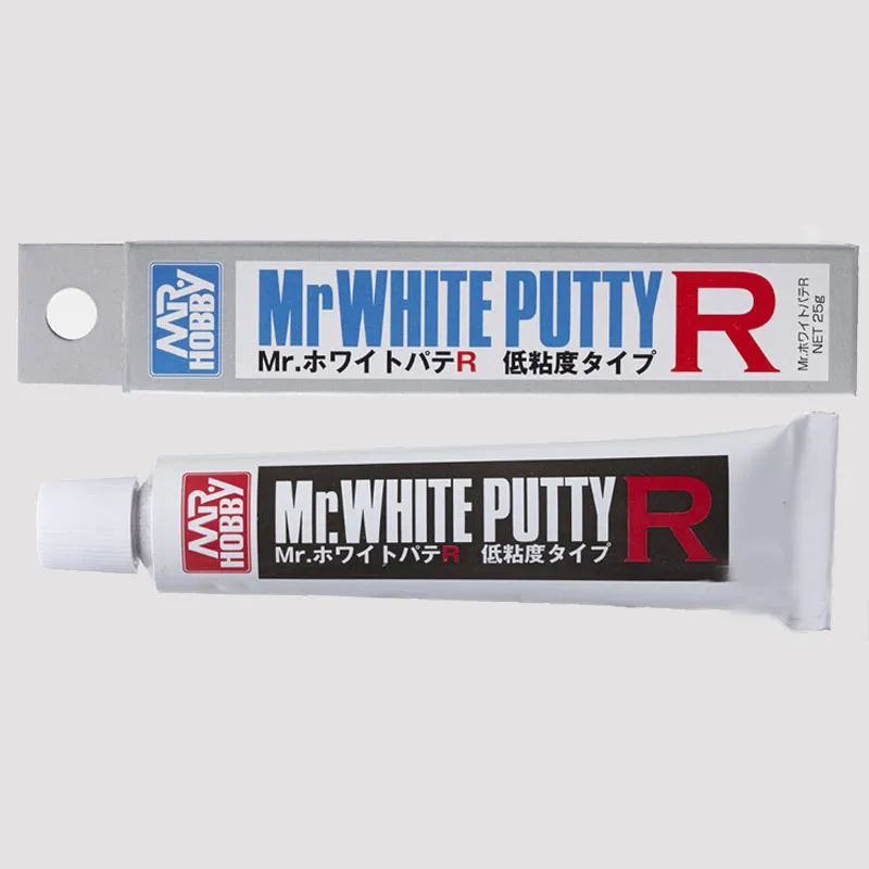 Mr. White putty. Putty manufactured by Mr Hobby Gunze Sangyo (ref. P118,  also 4973028518054)