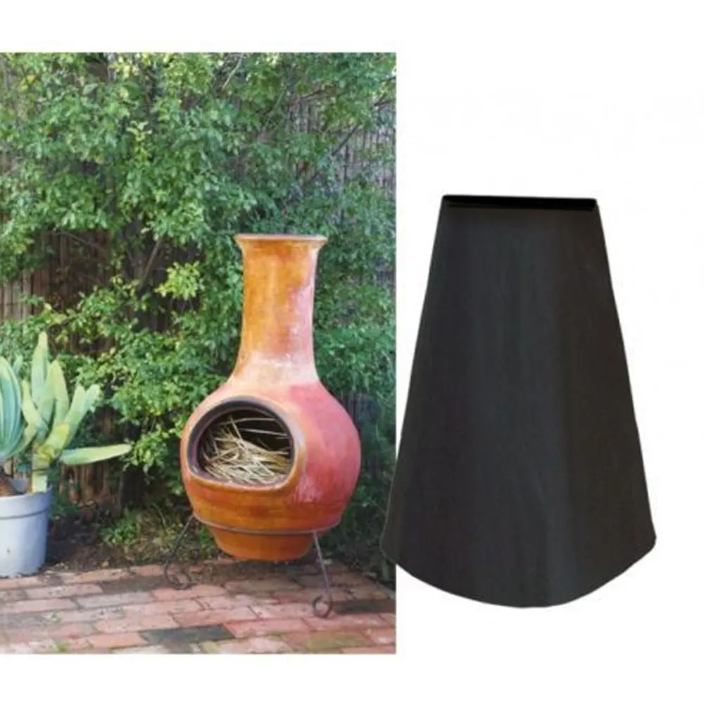 

1Set Outdoor Fire Pit Cover Black Outdoor Waterproof Dust-Proof Heater Cover Protection for Garden Backyard Stove