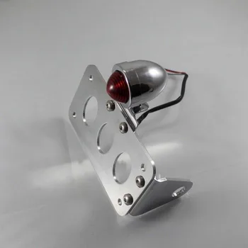 

Chrome Bullet Side Tail Light Lamp Cruiser Chopper Old School Vintage Retro XL