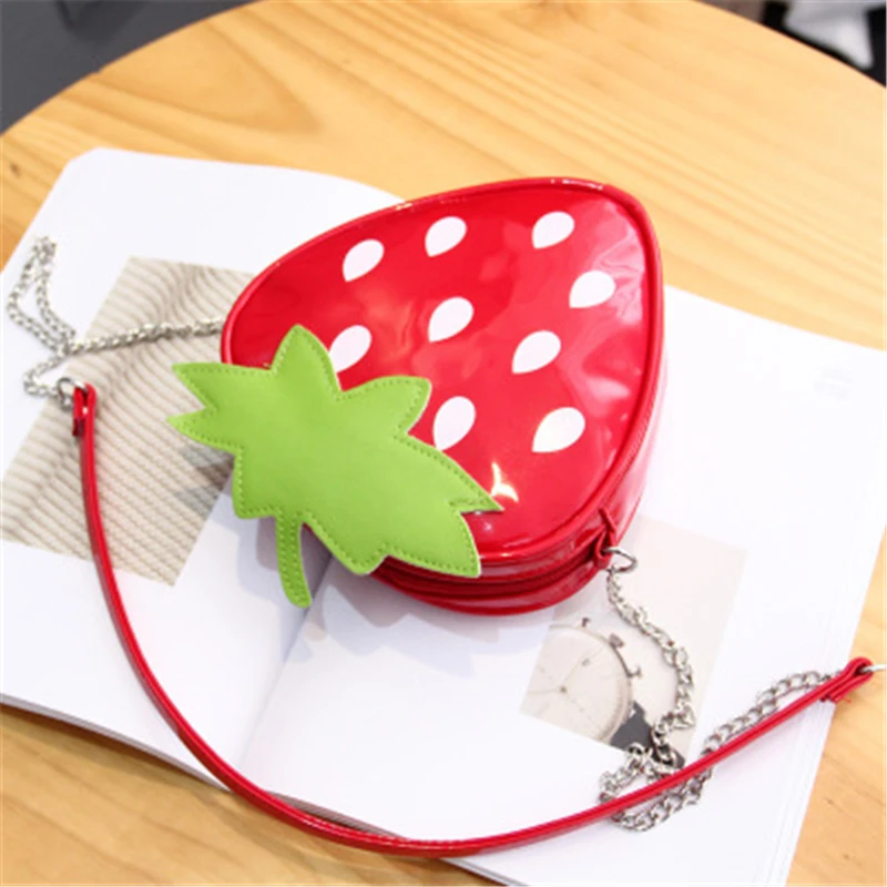 Children girl Shoulder Bags Crossbody bag Strawberry fashion Backpacks Schoolbag Baby Small Backpack Bag Gift