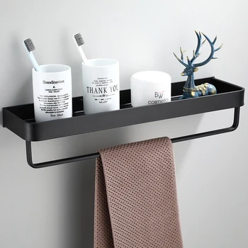 Bathroom Shelf  Shower Caddy Organizer Wall Mount Square Shampoo Shelf Cosmetic Shelves Kitchen Storage Bathroom Accessories 2