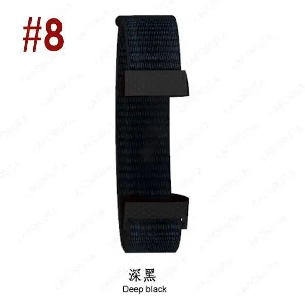 8 Deep Black Laforuta браслет для Fitbit Charge 3 Band Charge3 нейлоновый ремешок для часов Женский Мужской Браслет Фитнес Спорт петля аксессуары - Цвет ремешка: 8 Deep Black