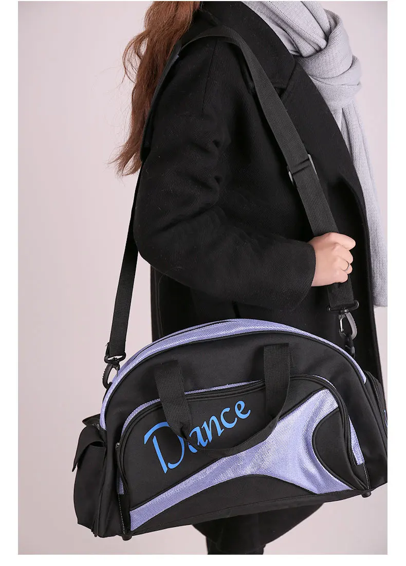 Dance Yoga Gym Shoulder Bag Women For Fitness Outdoor Fashion Sports Waterproof Wear Resistant Travel Handbags With Shoes Space