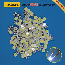 TKDMR – rétro éclairage 2W 3535 3V 6V, blanc froid, lm, haute puissance, Application TV, livraison gratuite 