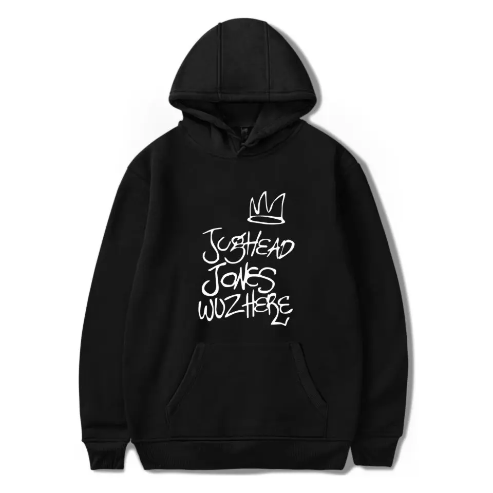 Sudadera con capucha Riverdale Jughead Jones Wuz Here para hombre y mujer, ropa para parte superior masculina, de gran tamaño, informal, estilo Harajuku, para invierno, nueva