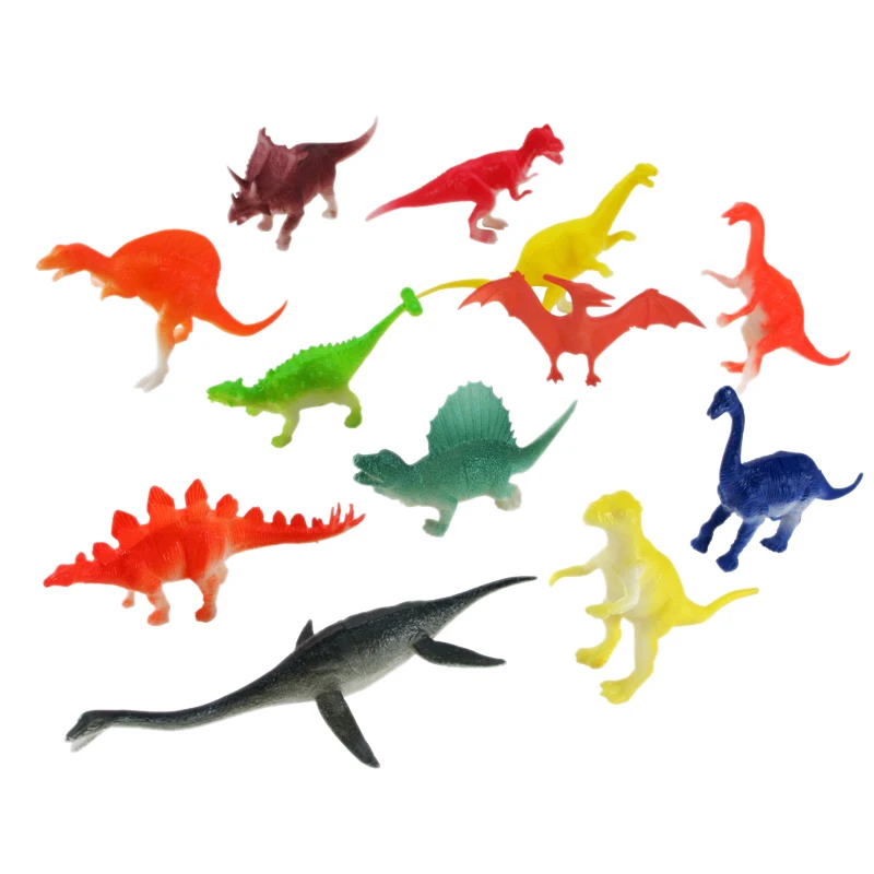 

12 Pcs PVC Simulation Dinosaur Model Toy Mini Collection Decoration For Children Kids