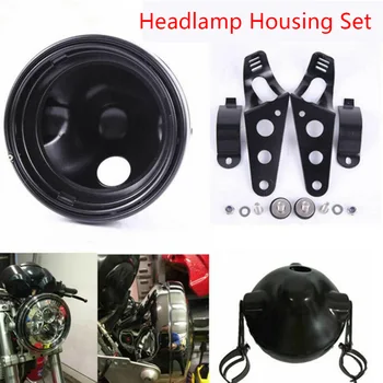 

Motorcycle 7-Inch Head Light Lamp Headlight Housing + Bracket Screws For Harley Motorcycle Accessories