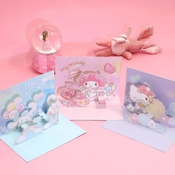 3 piezas de 6 Pieces/s  Set Kawaii sobre conjunto de dibujos animados escribiendo decoración suministros papelería regalo sobre la tarjeta de felicitación