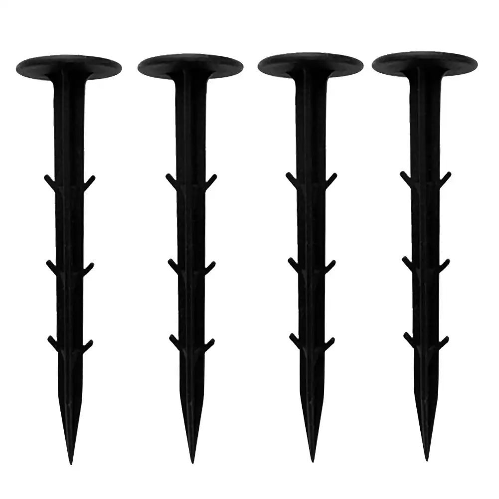 Sporting Goods 100pc Plastic Garden Stakes Pegs Ground Nail For Mulch Film Ground Netting Cover Camping Hiking