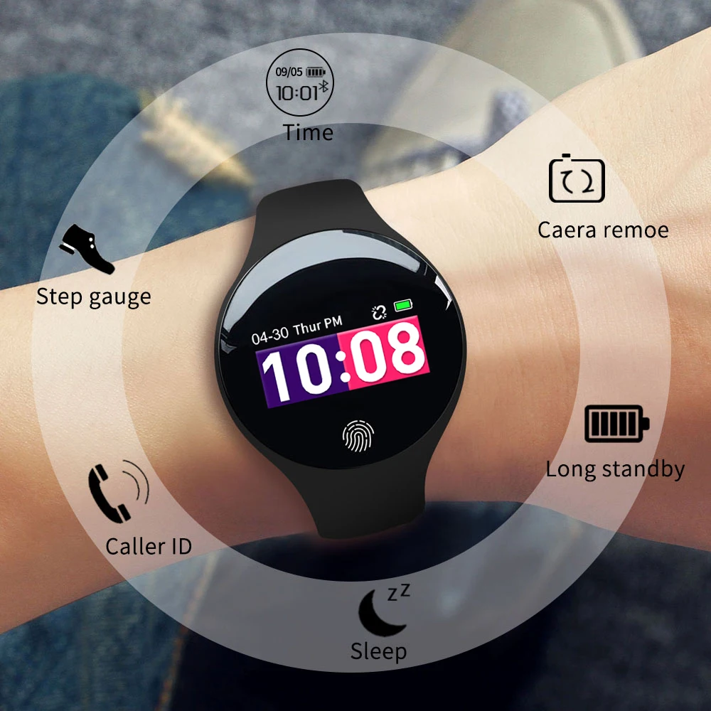 SANDA Smart Watch Women Men Sport Fitness Bracelet Color-screen Waterproof Calorie Pedometer Tracker Connect IOS Android | Наручные часы
