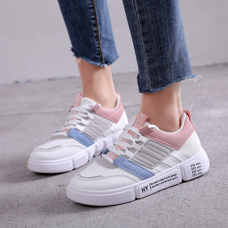 

Plus Velvet White Shoes Women's 2018 Autumn & Winter New Style Versatile Leather Korean-style Students Low Top Warm Sport Sneake