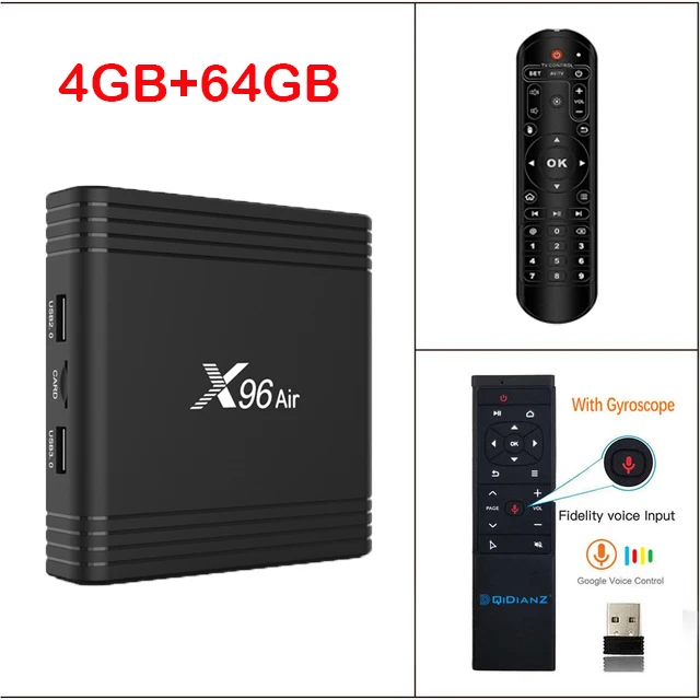 X96Air-4-64-MT12 Новое поступление Android 9,0 X96 Air Smart tv Box Amlogic S905X3 4GB 3 2G B 64GB 2,4G& 5G Wifi 2G/16G 4K медиаплеер pk X96 mini/max - Цвет: X96Air-4-64-MT12