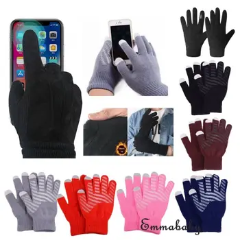 

Unisex Winter Warm Touch Screen Gloves Windproof Anti slip Cycling Gloves Mitten 3FS