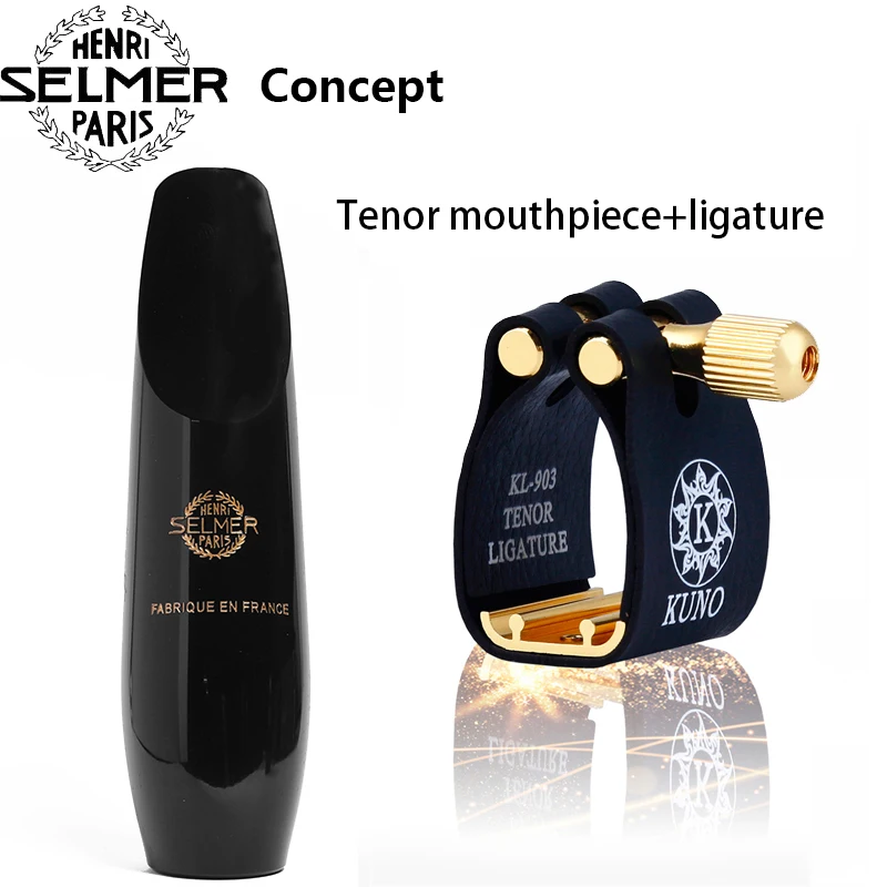 SELMER концепция сопрано альт тенор саксофон бакелит мундштук - Цвет: Tenor and ligature