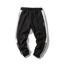 Японские модные брюки, хит, цветные, осенние и зимние, с буквенным принтом, повседневные штаны, плотные, хлопковые, Ropa De Hombre, мужская одежда DD6CK