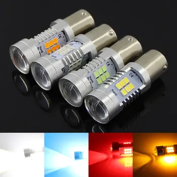 

2pcs BA15S P21W 1156 Car LED DRL Reverse Light Bulb Turn Signals For VW Passat B5 B6 Golf 4 2001-2010 Auto Lamp 12V 6000K