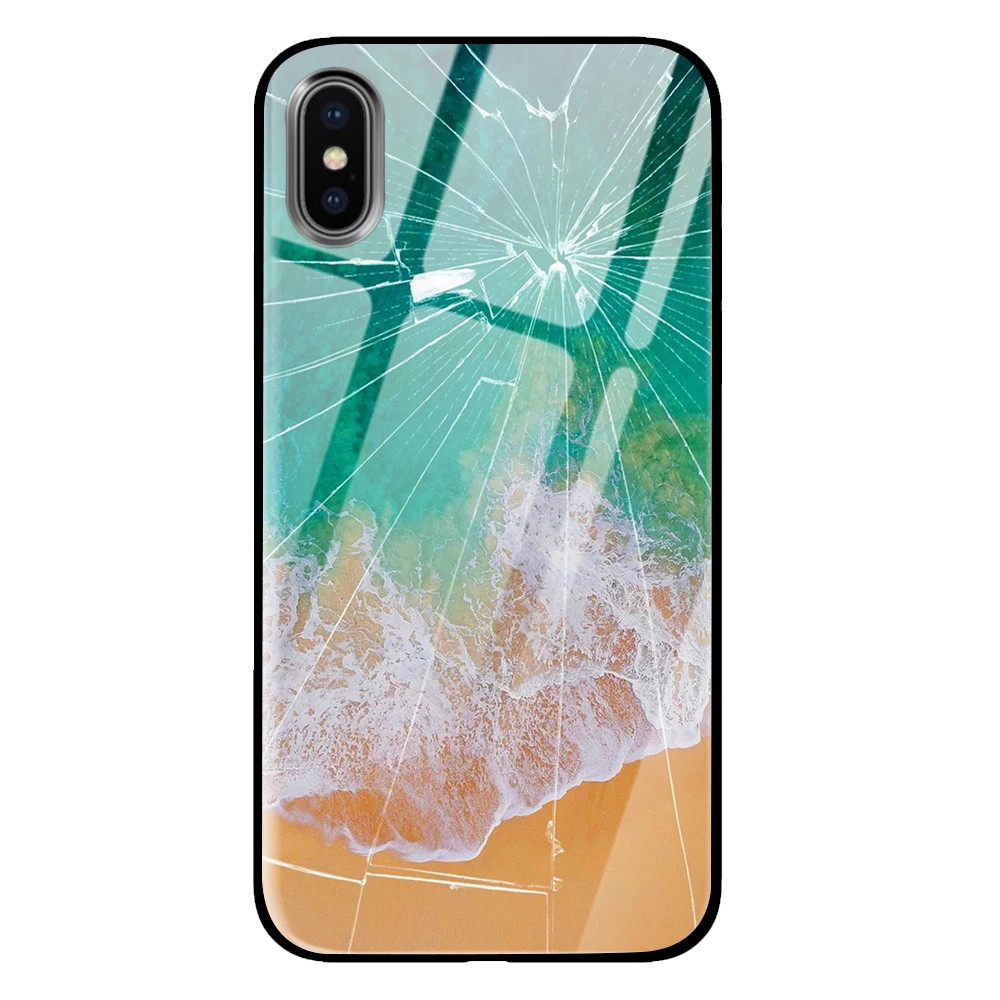 6 Роскошные Чехлы из закаленного стекла с белыми розами для samsung Galaxy S10 S8 S9 Plus Note 8 9 - Цвет: 6