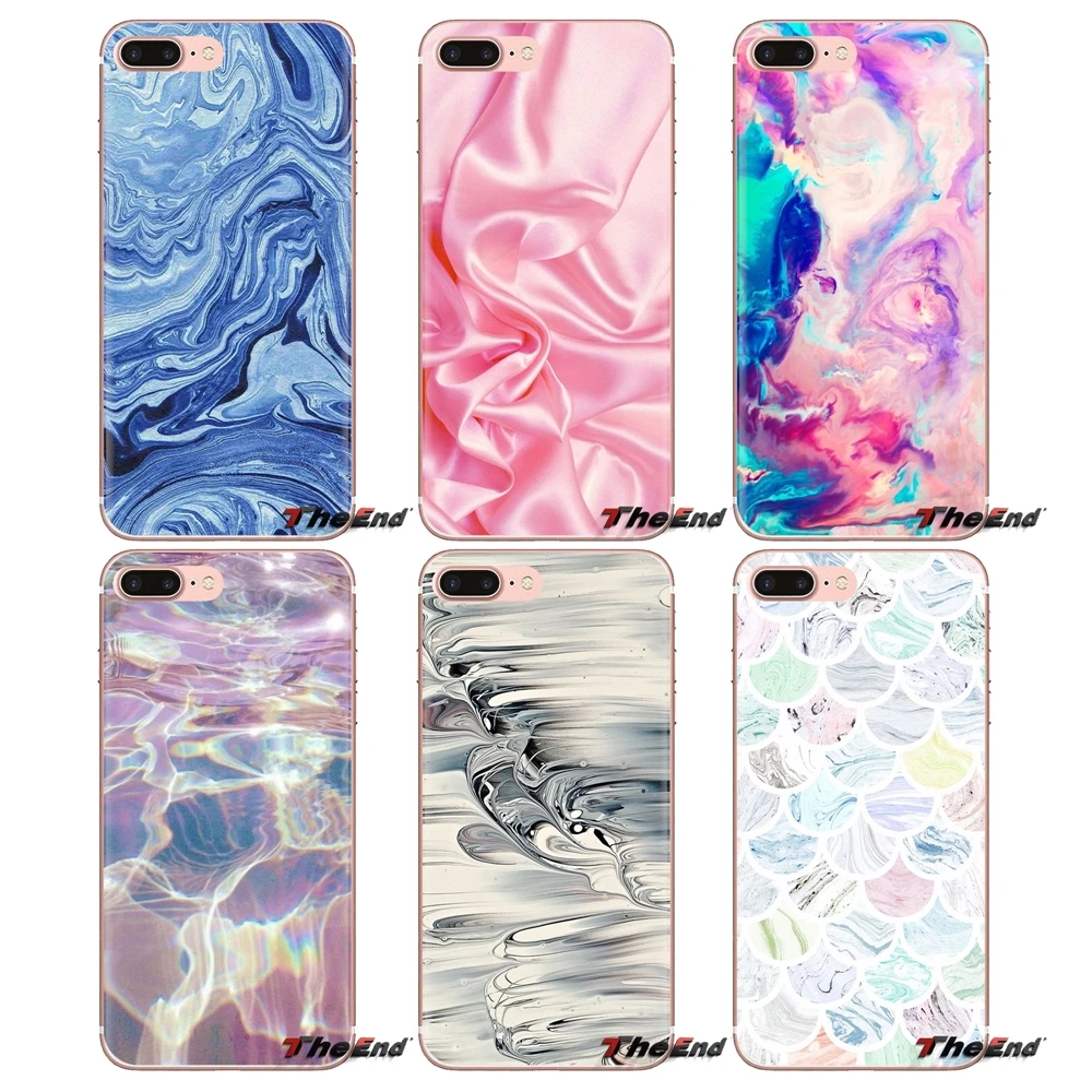 TPU Transparent Covers For Huawei Honor 7X V10 6C V9 6A Play 9 Mate 10 Pro Y7 Y5 P8 P10 Lite Plus GR5 2017 Marble Paper Textures |