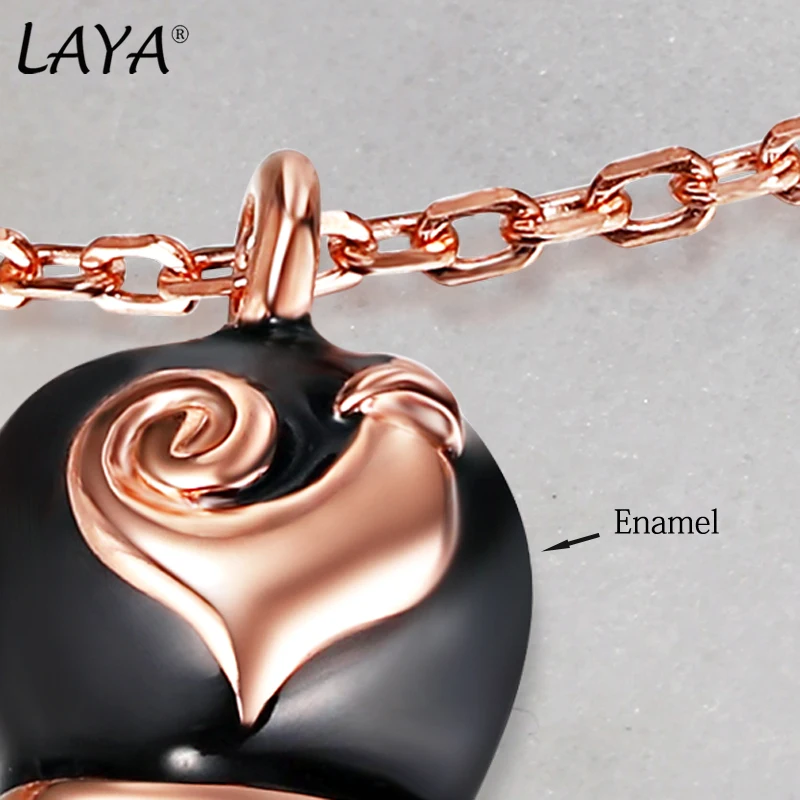 Laya Silver Bracelet For Women Pure 925 Sterling Silver Shiny White Cubic Zirconia Fine Jewelry Handmade Enamel 2021 Trend 4