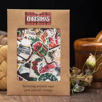 

Vintage Christmas Series Tag\Notes\Tickets\Stamps\Bears\Santa Claus\Trees\Bells\Garlands\Biscuit\Cars\Socks\ Pinecone Stickers