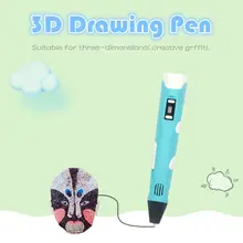 Лучшие продажи принтер 3D печать Ручка 5V 3D ручка для мозаики узкие брюки 3 D рисунок пером Stift из пла-пластика для малыша детское образование
