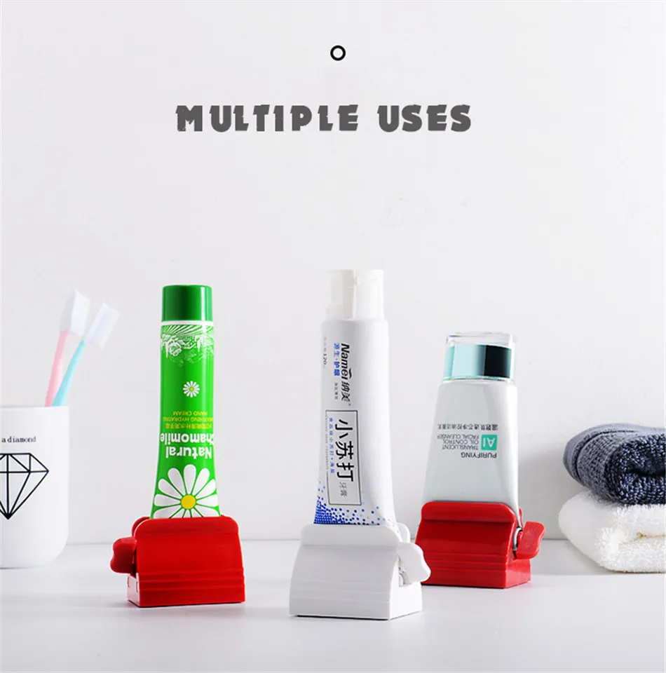 ONEUP многофункциональная роликовая трубка соковыжималка для зубной пасты, диспенсер для зубной пасты, держатель для сиденья, подставка для дома, аксессуары для ванной комнаты, набор