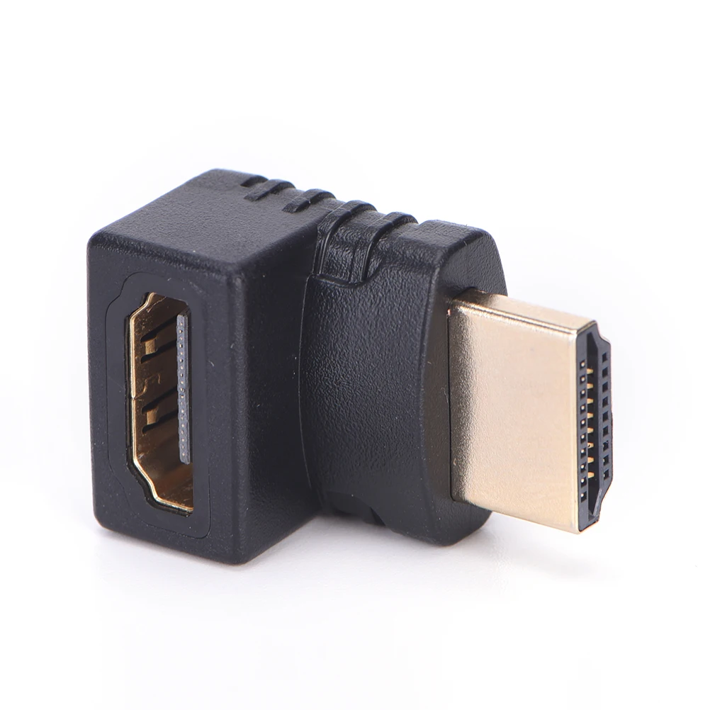 270 Degree Right Angled HDMI A Male To Female Cable Coupler Adaptor For HDTV