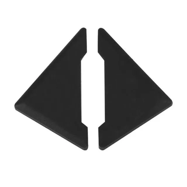 2pcs Silicone Car Door Corner Cover Stickers Protection Bumper for Nissan Terrano 2 Skyline Juke X-trail 2021 Car Accessories black