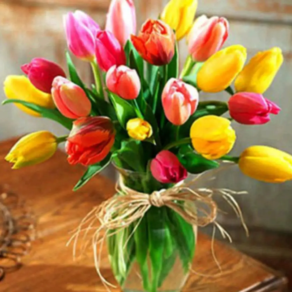 

30x30cm Diamond Painting 5D Tulip DIY Half Diamond Painting Embroidery Cross Stitch Decor Gift Diamond Painting Wall Decor Craft
