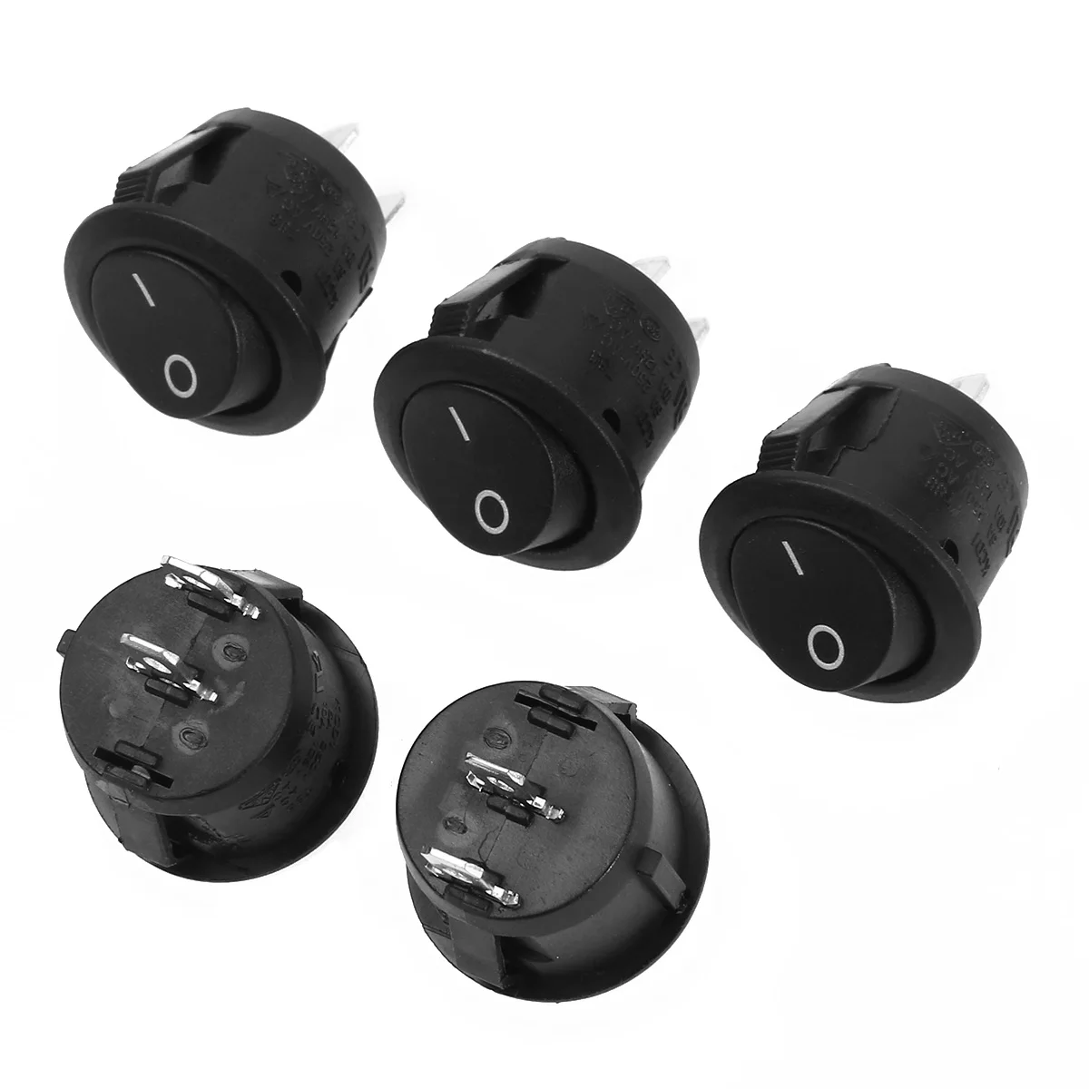 

5pcs 2-Pin Snap-In ON/OFF Auto Boat Switch Car Auto Accessory A30