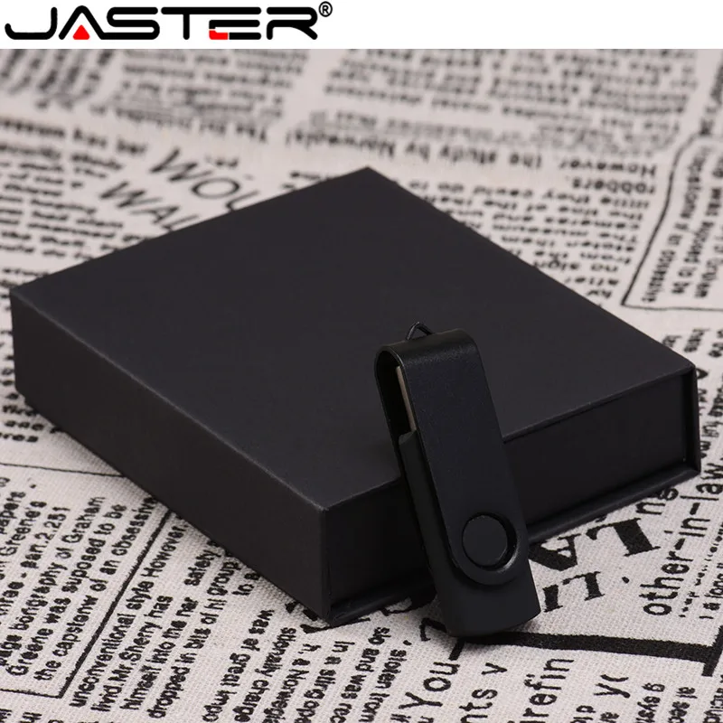 JASTER ODM OEM Пользовательский логотип черный/белый поворотный USB 2 0 4 ГБ/128 ГБ версия