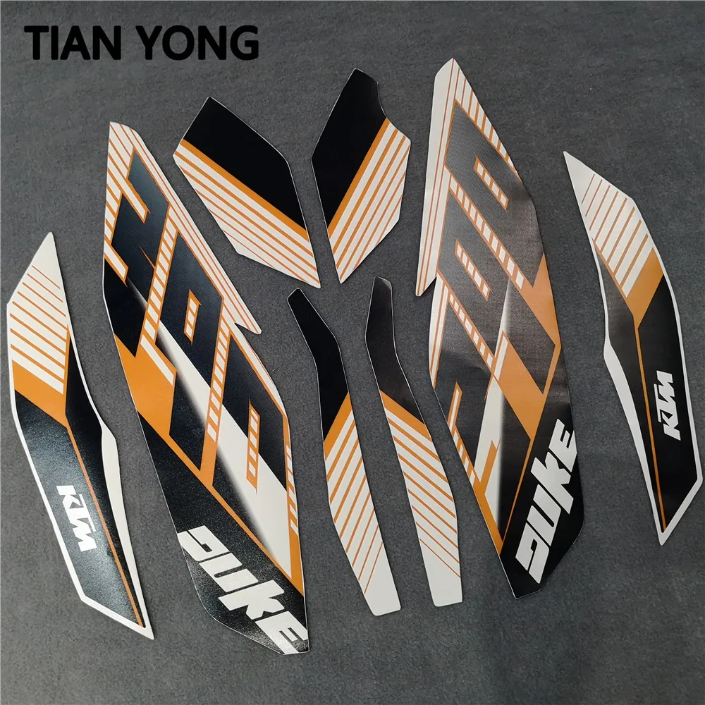 

Motorcycle New Style BACKGROUNDS DECAL STICKERS Kits For KTM 390 DUKE