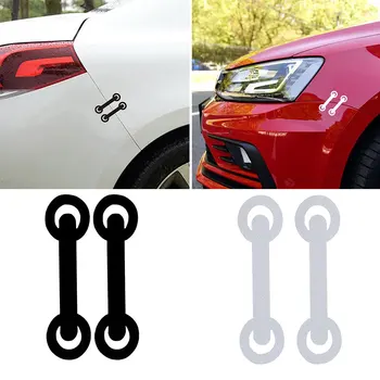 

Car Decal Car Sticker Removable Parallel Shoelaces Sticker Auto Refit Cars 2 Colors Individual Reflective Car Sticker