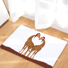 CAMMITEVER Жираф животных коврик с принтами области ковер для чистки ковров, для дома дверь пола декоративный коврик