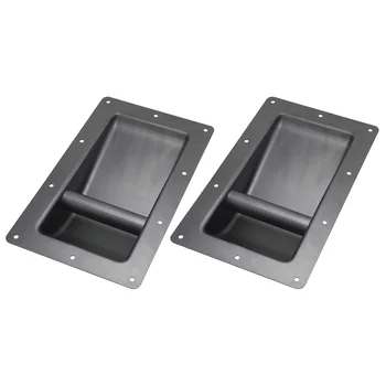 

2pcs Guitar Bass Speaker Handles Theater Repair Stage Home Sound Bar Professional Recessed Metal Loudspeaker Audio Accessories