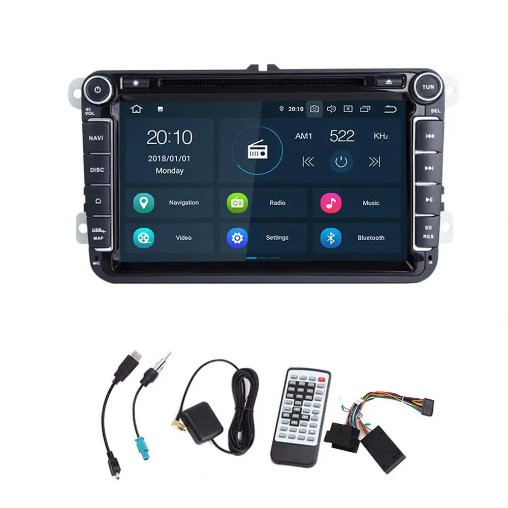 " 2 Din автомобильный DVD мультимедийный плеер для VW/Volkswagen/Golf/Polo/Tiguan/Passat/b7/b6/CC/SEAT/leon/Skoda/Octavia радио gps wifi BT