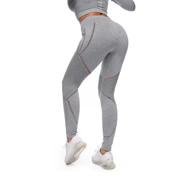 

2020 Autumn Spring High Waist Fitness Leggings Women Fashion Bodybuilding Nylon Joggers Pants Trouers