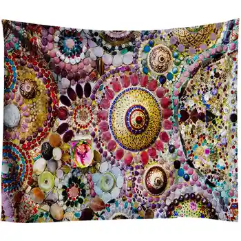 

3D Boheme MandalaTapestry Indian Wall Hanging Background Witchcraft Hippie Wall Tapestry Throw Rug Blanket Camping Tent Tapestry